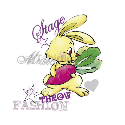 Rabbit T-shirts Iron On Transfers N6904 - Click Image to Close